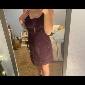 Purple homecoming dress